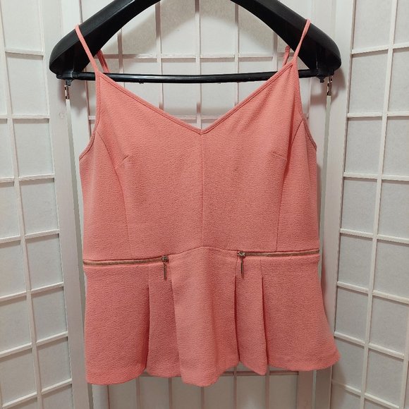 Pink peplum top from Dynamite - Picture 1 of 11